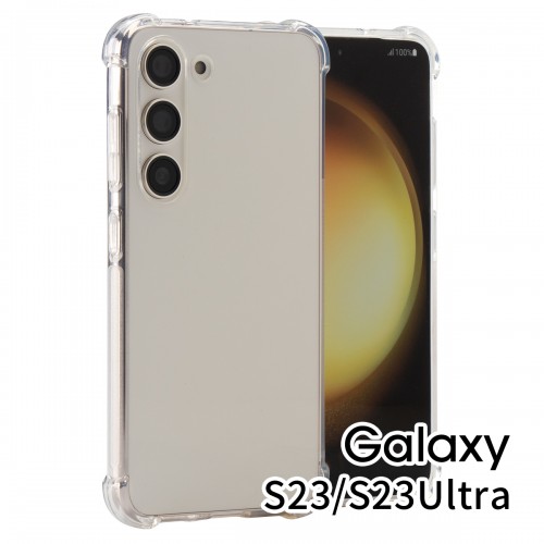 Galaxy S23 SC-51D SCG19 Galaxy S23 Ultra SC-52D SCG20 耐衝撃TPUクリアケース